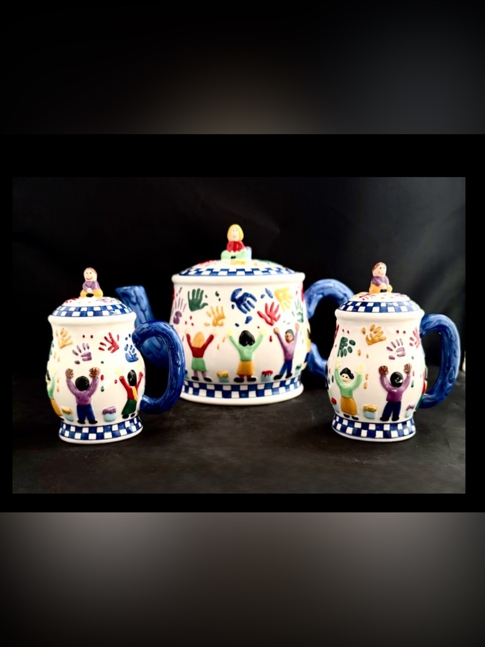 The Save The Children Collection 1QT Teapot Centrum + Salt and Pepper Shaker Set